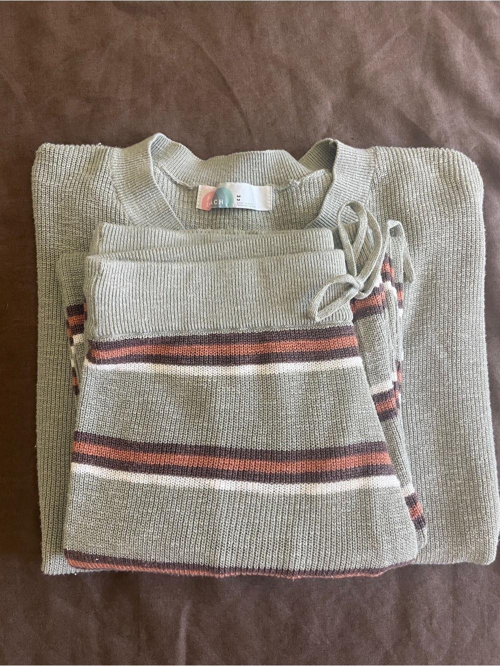 Free People Mariner Sweater Set | Blarney Stone Combo | Matching Knit Set - Picture 12 of 12